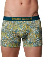 Bruno Banani Indigo Elephant: Boxershort 2er Pack, orange/aqua print//aqua
