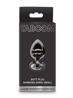 TABOOM Butt Plug with Diamond Jewel: Analplug, schwarz