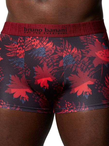 Bruno Banani Red Forest: Hipshort, weinrot print