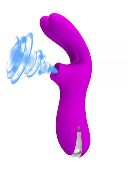 Pretty Love Ralap: Klitorissauger mit Vibration, lila
