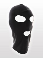 TABOOM Spandex Hood: Kopfmaske mit 3 Öffnungen, schwarz