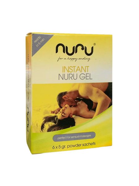 Nuru Instant Massagegel-Sachets (6x 5g)