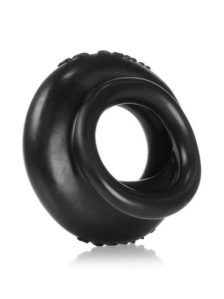 Oxballs Juicy XL Padded: Penis- und Hodenring, schwarz
