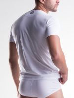 Unico Clasicos: V-Neck-Shirt, weiß