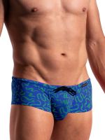 MANSTORE M2284: Beach Hot Pant, print bleu