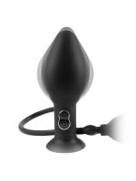 Anal Fantasy Vibrating Ass Blaster: Aufblasbarer Vibro-Analplug, schwarz