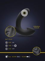 ANOS Prostata Butt Plug: Analvibrator, schwarz