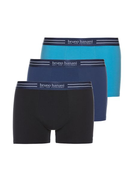 Bruno Banani Essential Cotton: 3er-Pack Shorts, blau