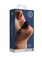 Ouch! Silicone Ball Gag: Mundknebel, jeans-blau
