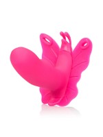 Remote Venus Penis: Vibro-Plug mit Strap-On, pink