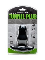 Perfect Fit Double Tunnel Plug XL: Analtunnel, schwarz