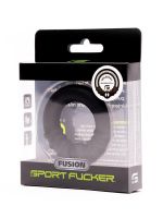 Sport Fucker Steel Fusion Holeshot: Penisring, schwarz
