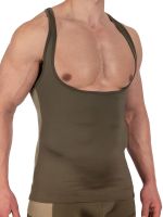 MANSTORE M2334: Workout Shirt, moss