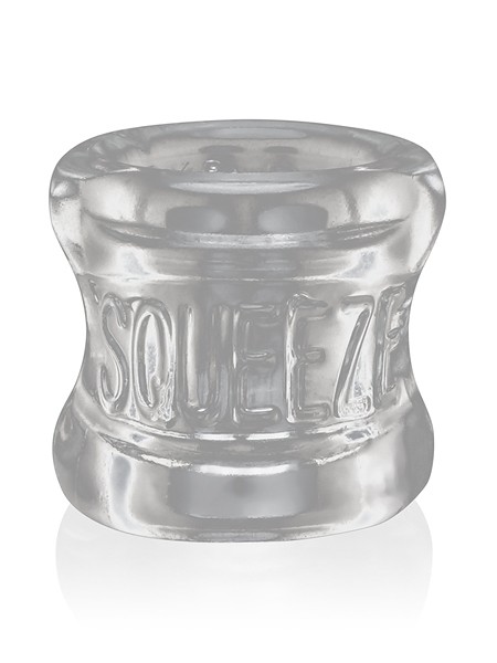 Squeeze Ballstretcher: Hodenstretcher, transparent