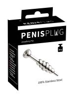 Jewellery Pin: Penisplug, silber