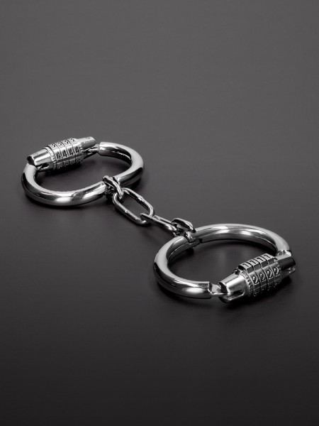 Triune Handcuffs with Combination Lock: Edelstahl-Handschellen
