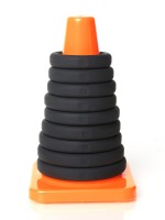 Perfect Fit Play Zone Kit: Penisringe-Set, schwarz/orange