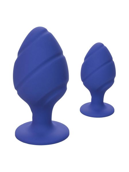 Cheeky Buttplug: Analplug 2er Set, blau