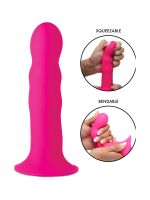 Squeeze-It Squeezable Wavy: Dildo, pink