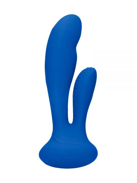 Elegance Flair: G-Punkt-/Bunny-Vibrator, blau
