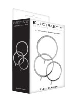 ElectraStim ElectraRings: Elektro-Hodenringe 3er Set, silber