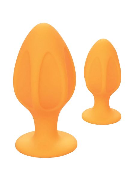 Cheeky Buttplug: Analplug 2er Set, orange