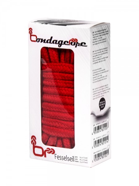 Bondage Rope: Bondageseil, rot (5m)