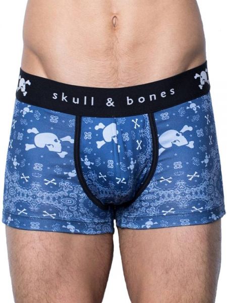 Skull & Bones Bandana: Pant, blau