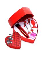 Frisky Passion Heart Kit: Lovetoy-Geschenkbox, rot