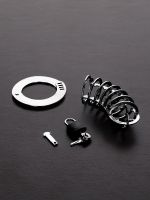 Triune The spiked Chastity Cage: Edelstahl-Peniskäfig mit Spikes