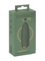 Emerald Love: Luxuriöser Vibro-Bullet, grün