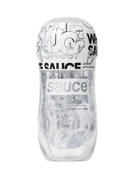 Sauce White: Masturbator, weiß/transparent