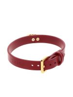 TABOOM Bondage O-Ring Collar: Halsband, rot