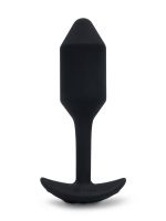 B-Vibe Vibrating Snug Plug M: Vibro-Analplug, schwarz