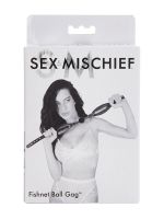 Sex & Mischief Fishnet Ball Gag: Mundknebel, schwarz