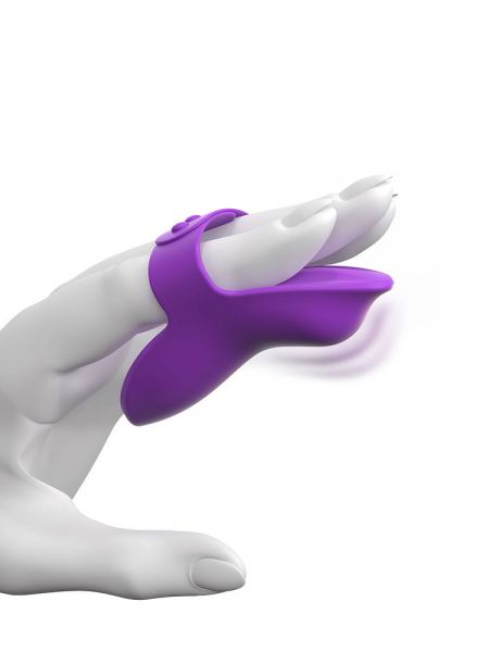 Pleasure at your fingertips: Klitoris-Vibrator, lila