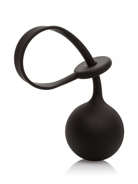 Weighted Lasso Ring: Penisschlaufe mit Gewicht, schwarz