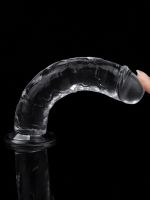 LOVE TOY Flawless Clear 7“: Dildo, transparent