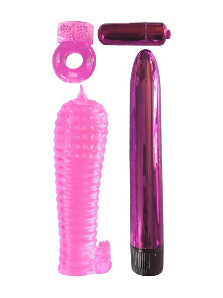 Classix Ultimate Pleasure Couple’s Kit: Sextoy Set, pink