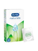 Durex Naturals Kondome mit extra Feuchtigkeit, 10er Pack