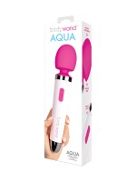 Body Wand Aqua: Vibrator, weiß/pink