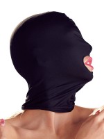 Bad Kitty Kopfmaske mit Mundöffnung, schwarz