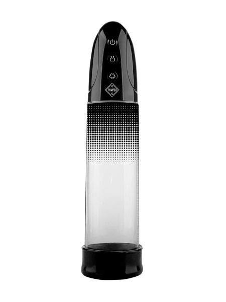 Pumped Automatic Rechargeable Luv Pump: Penispumpe, schwarz/transparent