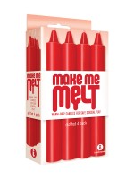 Make Me Melt Sensual Candles: SM-Kerzen-Set, rot