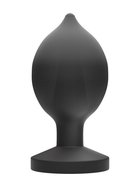 ANOS RC Inflatable Plug: Aufpumpbarer Vibro-Analplug, schwarz