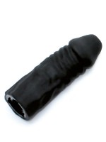 Silikon-Dildo für Strap-On (12cm), schwarz