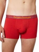 Bruno Banani Denim Fun: Short 2er Pack, rostrot//weinrot melange