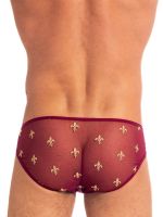 L'Homme Charlemagne: Mini Brief, rot/gold