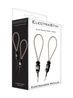 ElectraStim ElectraLoops Metallic: Elektro-Penisschlaufen, schwarz/silber