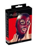 Bad Kitty: Kopfmaske Mattlook, schwarz/rot